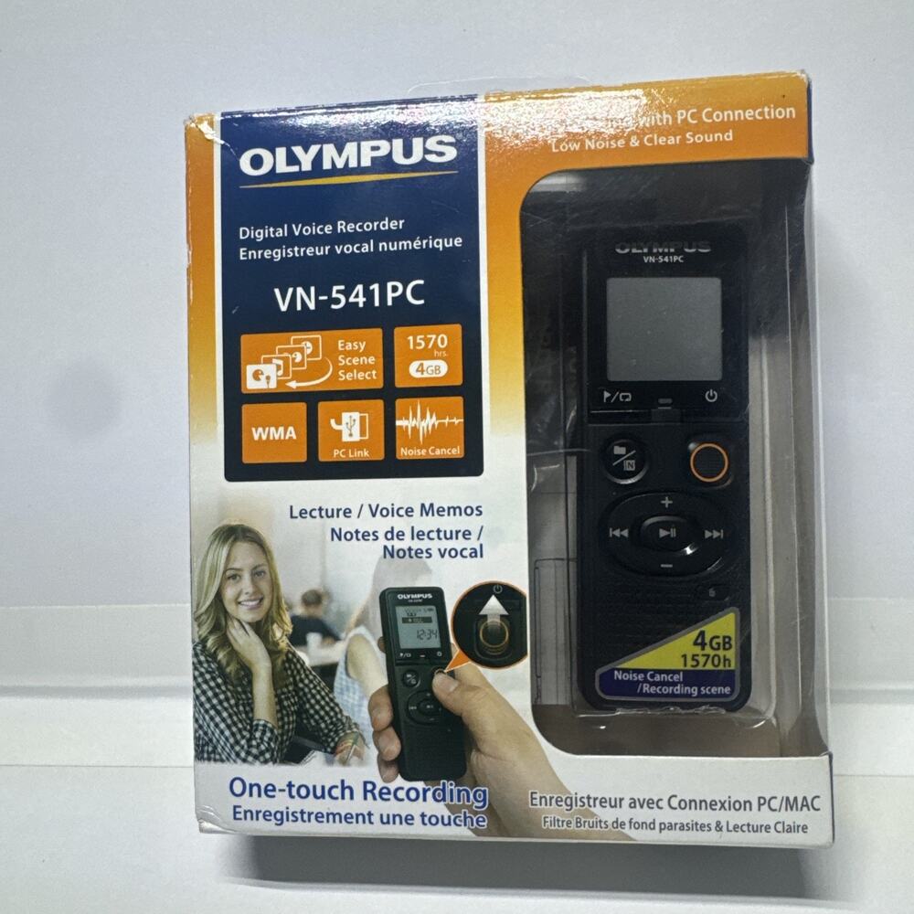 Olympus VN-541PC 4GB Digital Handheld Mini Voice Recorder Dictation Mach Used